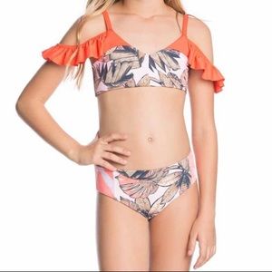 🔥NWT-MAAJI CARICA PAPAYA GIRLS BIKINI🔥
